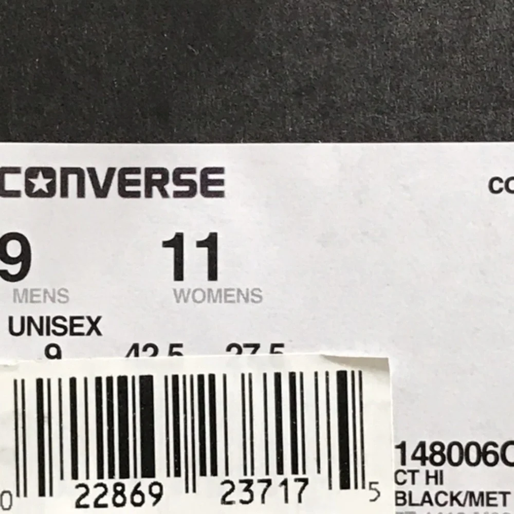 Converse CT Hi CNY 2015 Year of‎ Goat Black Met Gold Shoes - Picture 8 of 8